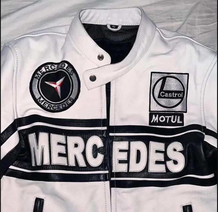 Mercedes Leather Jacket – Heatwear F1 Edition