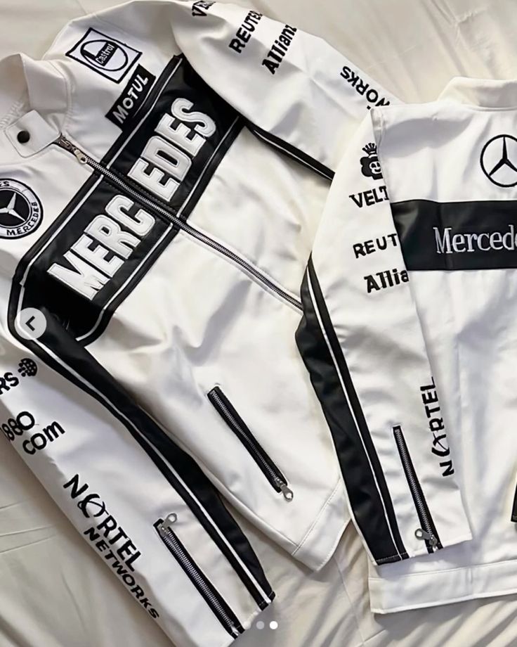 Mercedes Leather Jacket – Heatwear F1 Edition