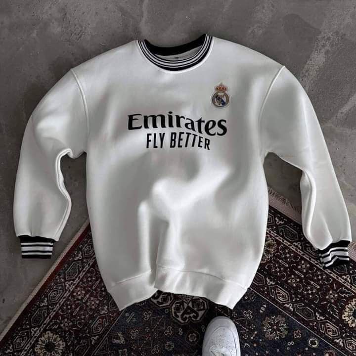 Real Madrid White Sweatshirt - Heatwear