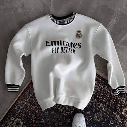 Real Madrid White Sweatshirt - Heatwear