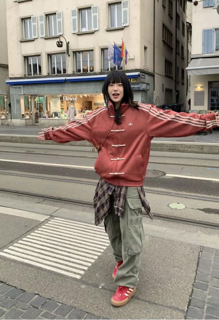 CNY-Inspired Premium Red Suede Streetwear Jacket - Heatwear