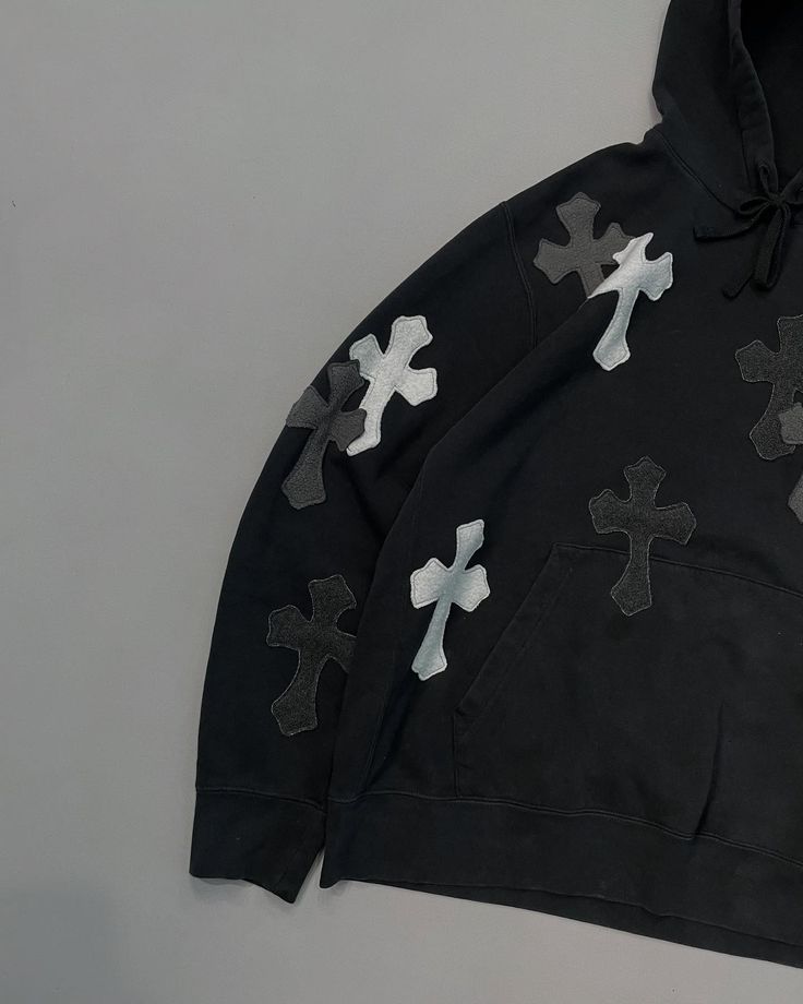 Cross Printed Hoodie - Heatwear