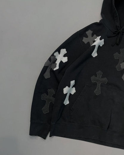 Cross Printed Hoodie - Heatwear