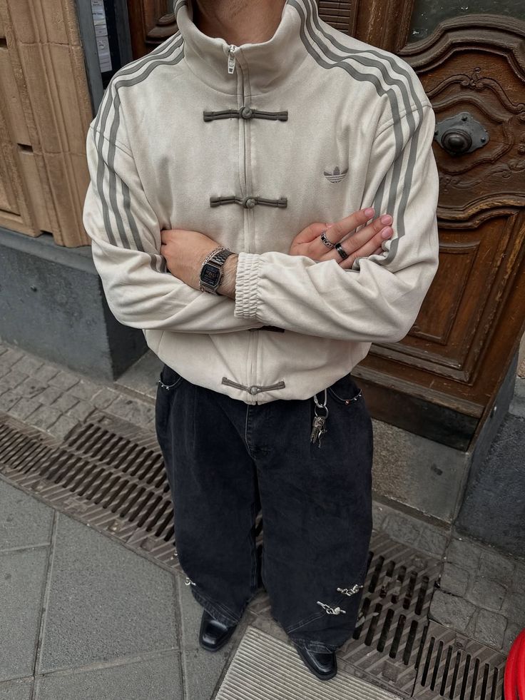 CNY-Inspired Premium White Suede Streetwear Jacket - Heatwear