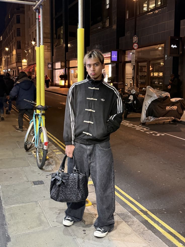 CNY-Inspired Premium Black Suede Streetwear Jacket - Heatwear