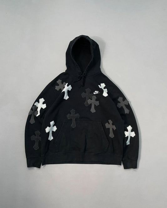 Cross Printed Hoodie - Heatwear