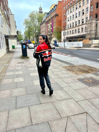 RED BULL LEATHER RACING JACKET - Heatwear F1 EDITION