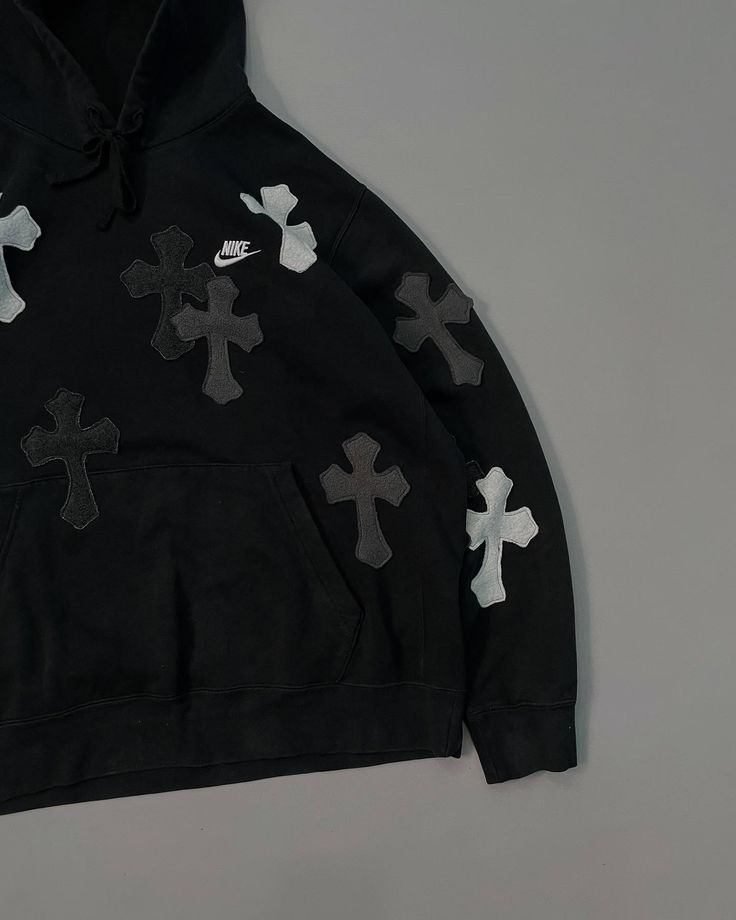 Cross Printed Hoodie - Heatwear